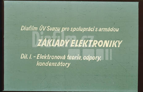 Základy elektroniky I. Elektronová teorie, odpory, kondenzátory