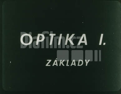 Optika I. díl Základy