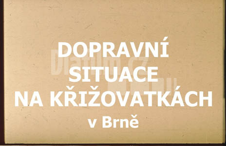 Dopravní situace na křižovatkách v Brně
