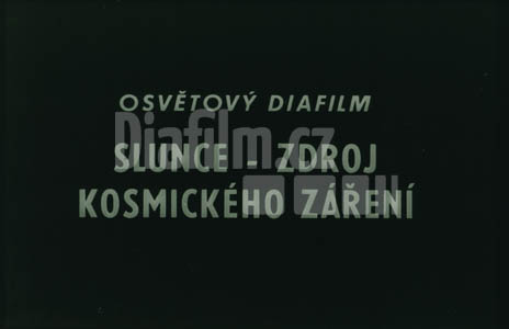 Slunce - zdroj kosmického záření