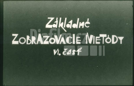 Základní zobrazovací metody VI. - Volné paralelní promítání