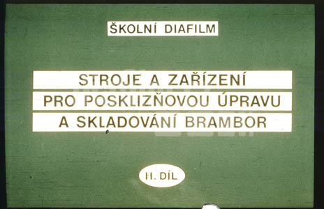 Stroje a zařízení pro posklizňovou úpravu a skladování brambor II.