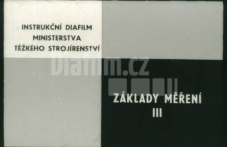 Základy měření III.