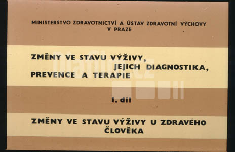Změny ve stavu výživy, jejich diagnostika, prevence a terapie I. Změny ve stavu výživy u zdravého člověka