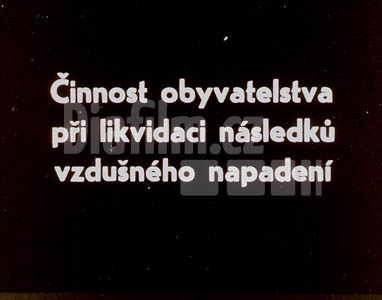 Činnosti obyvatelstva při likvidaci následků vzdušného napadení