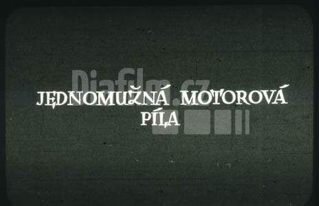 Jednomužná motorová pila
