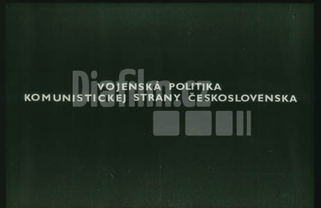 Vojenská politika komunistické strany Československa