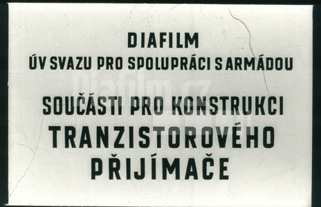 Součásti pro konstrukci tranzistorového přijímače
