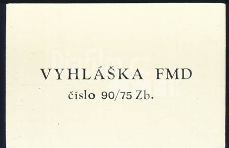 Vyhláška federálního ministerstva dopravy č. 90/1975 Sb.
