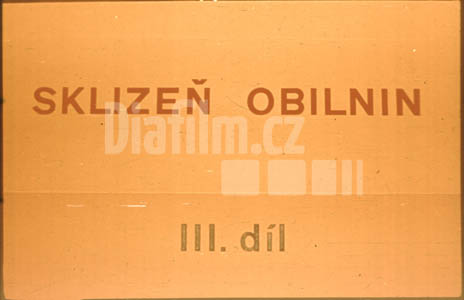 Sklizeň obilnin 3. sklízecí mlátička SK - 4