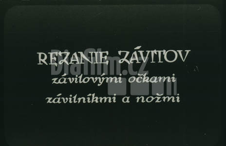 Řezání závitů závitovými očky, závitníky a noži