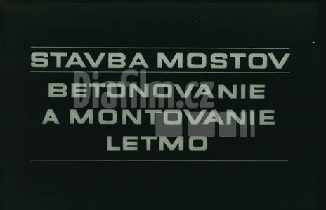 Stavba mostů -betonování a montování letmo