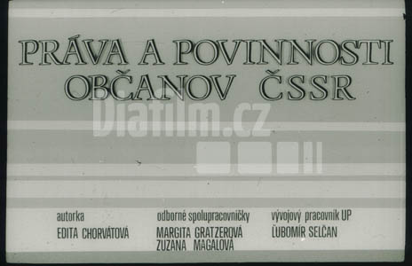 Práva a povinnosti občanů ČSSR