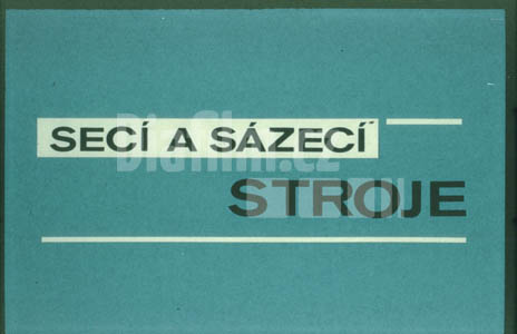 Secí a sázecí stroje