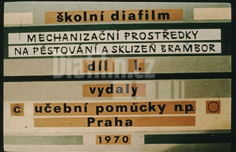 Mechanizační prostředky na pěstování a sklizeň brambor I.