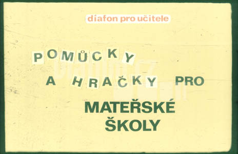 Pomůcky a hračky pro mateřské školy