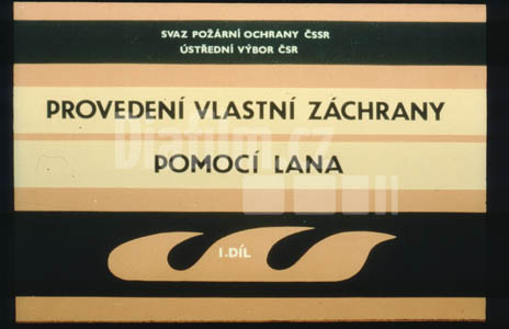Provedení vlastní záchrany pomocí lana I. Díl