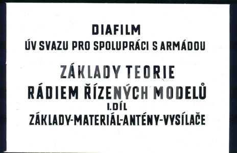 Základy teorie rádiem řízených modelů I. Díl Základy-materiál-antény-vysílače
