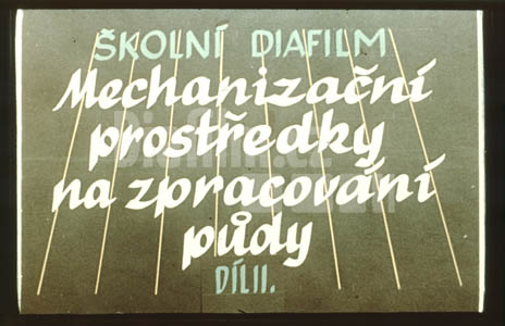 Mechanizační prostředky na zpracování půdy II.