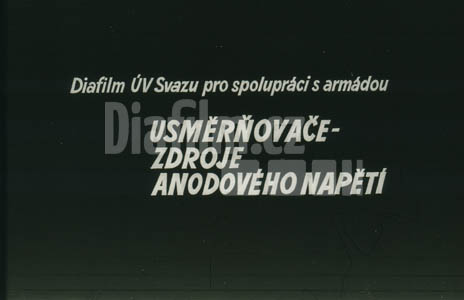 Usměrňovače - zdroje anodového napětí