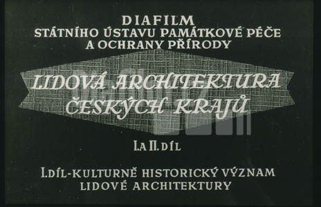 Lidová architektura českých krajů II. díl