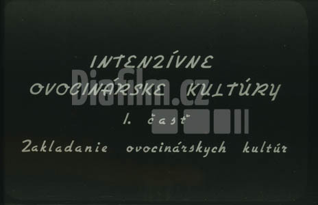 Intenzivní ovocnářské kultury I. Zakládaní ovocnářských kultur