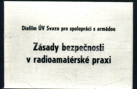 Zásady bezpečnosti v radioamatérské praxi
