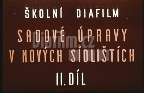 Sadové úpravy v nových sídlištích II.