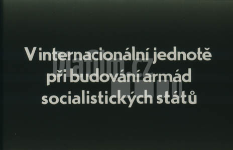 V internacionální jednotě při budování armád socialistických států