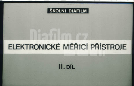 Elektronické měřicí přístroje II