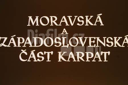Moravská a západoslovenská část Karpat