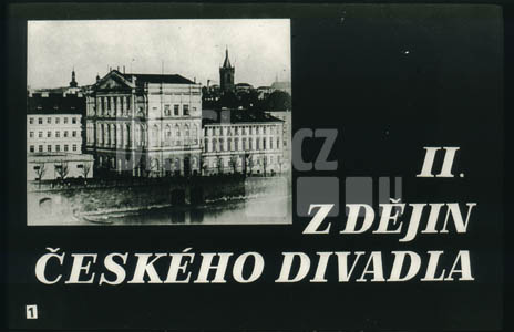 Z dějin českého divadla II