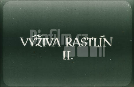 Výživa rostlin II.