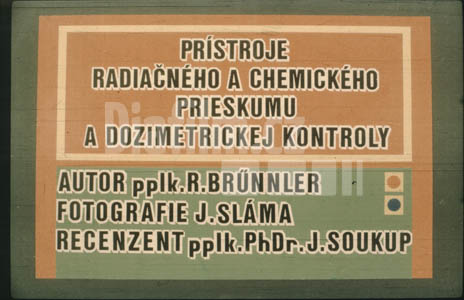 Přístroje radiačního a chemického průzkumu a dozimetrické kontroly