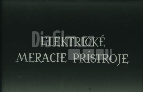Elektrické měřicí přístroje III Měřící systémy a příslušenství měřících přístrojů