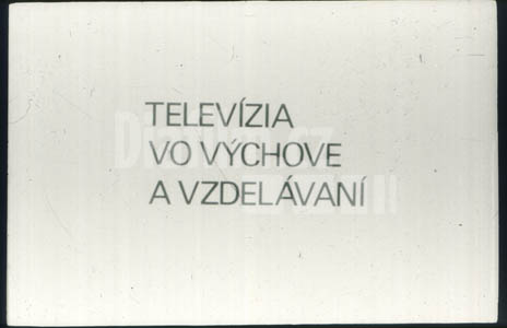 Televize ve výchově a vzdělávání II.