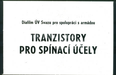 Tranzistory pro spínací účely