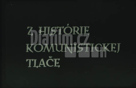 Z historie komunistického tisku