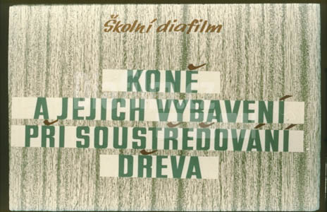 Koně a jejich vybavení při soustřeďování dřeva