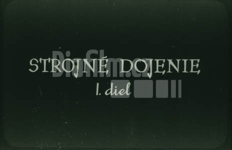 Strojové dojení I.