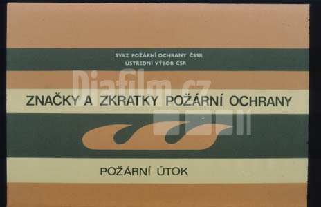 Značky a zkratky - požární útok