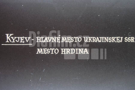 Kyjev - hlavní město ukrajinské ZSSR - město hrdina