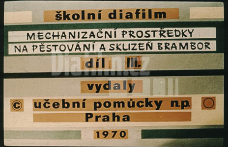 Mechanizační prostředky na pěstování a sklizeň brambor III.