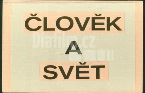 Člověk a svět