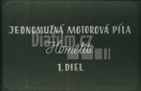 Jednomužná motorová pila - Homelite I.