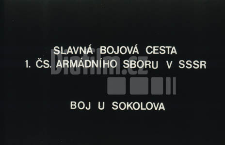 Slavná bojová cesta 1. čs. Armádního sboru v SSSR - Boj o Sokolovo