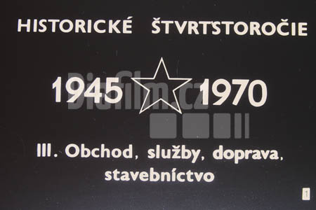 Historické čtvrtstoletí 1945 - 1970 III. Obchod, služby, doprava, stavebnictví