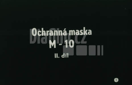 Ochranná maska M-10 2.díl