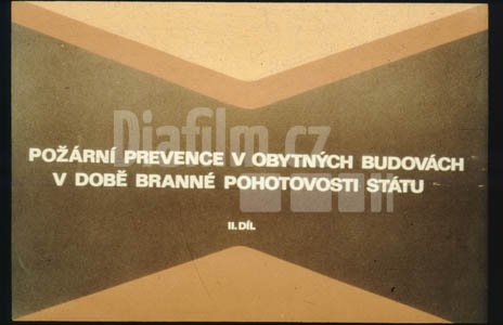 Požární prevence v obytných budovách II. Díl