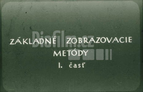 Základní zobrazovací metody I.